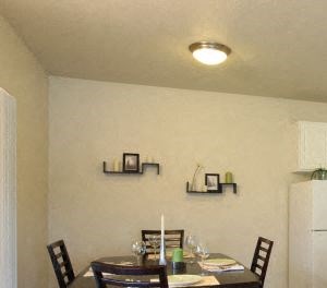 View of Kitchen and Dining Room